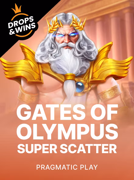Gates of Olympus Super Scatter slot key art