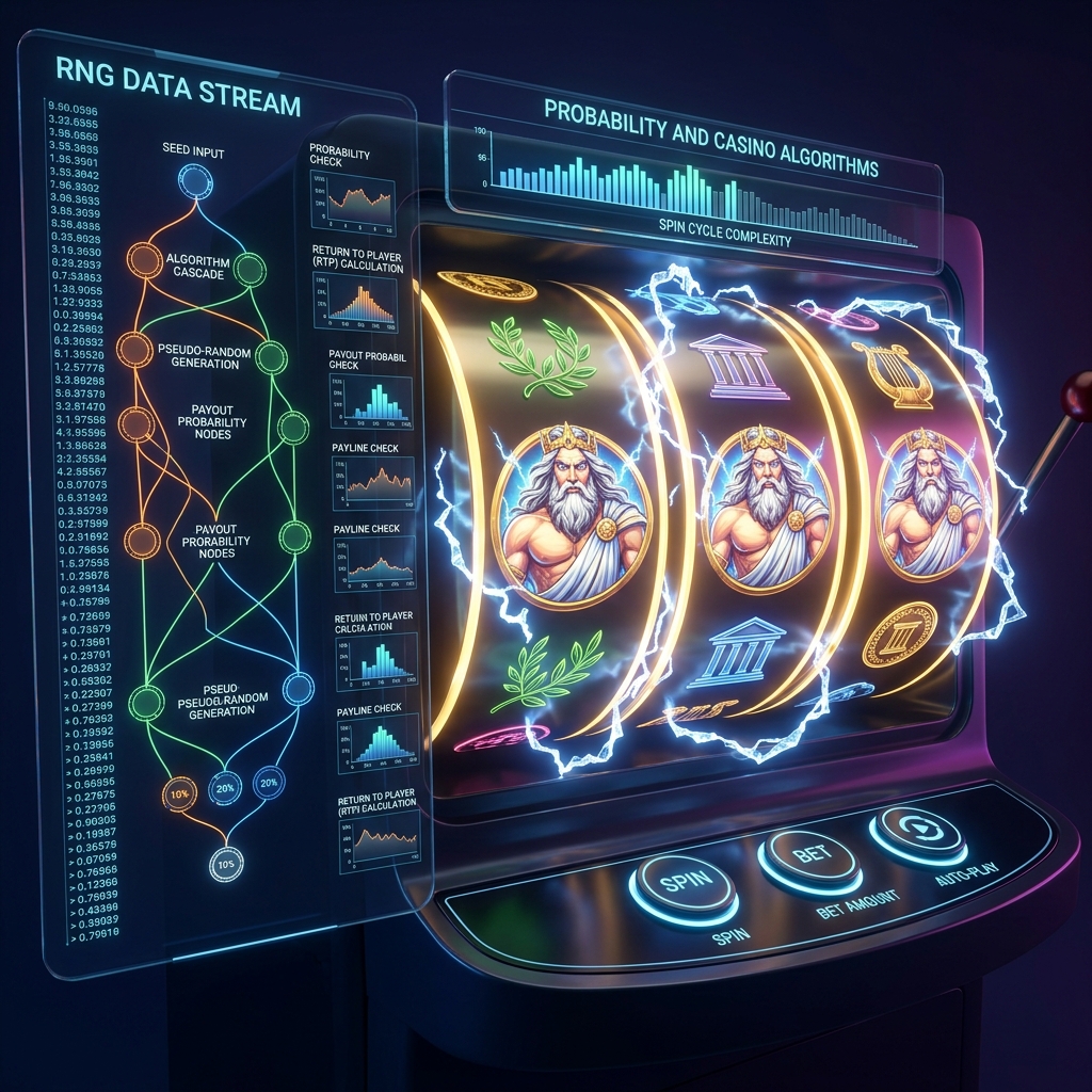 How Online Slots Work RNG mechanics digital visualization