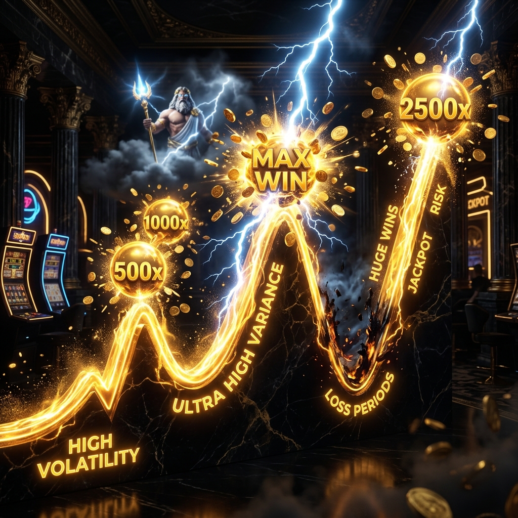 Slot Volatility and Variance visualization graph